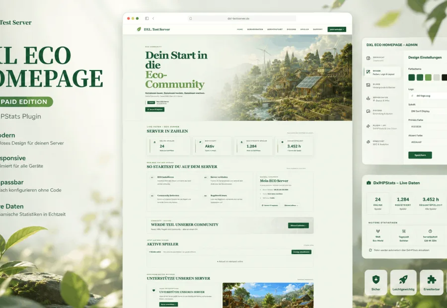 HBC Eco Homepage FREE/PAID