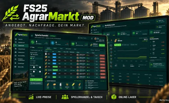 AgrarMarkt für LS25: Unser Projekt geht demnächst in die Testphase